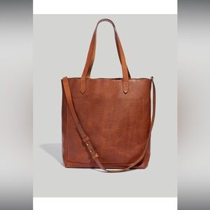 Madewell Medium Transport Tote English Saddle